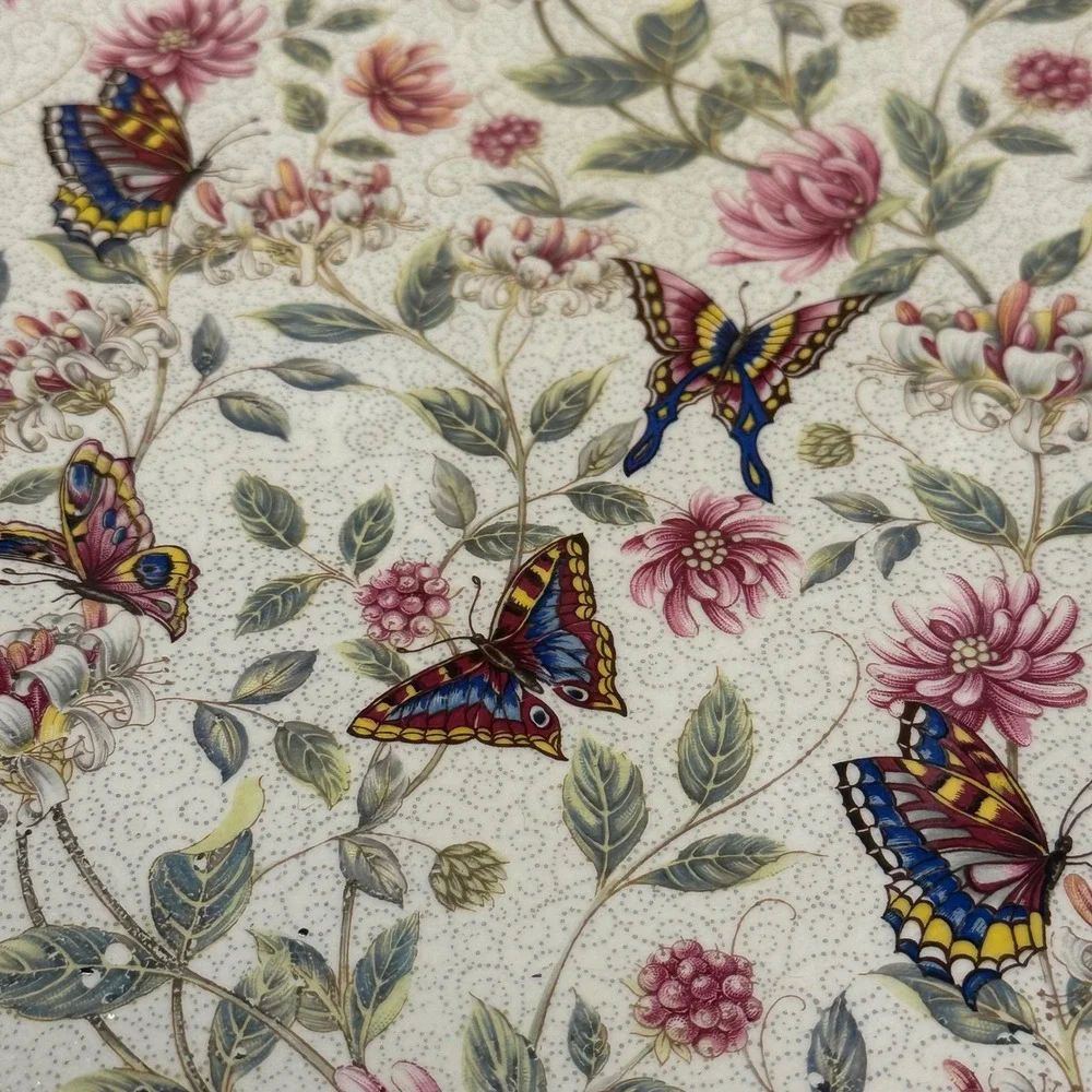 Royal Tudor Ware Barker Bros England‎ Chintz Butterfly Charger Plate 11